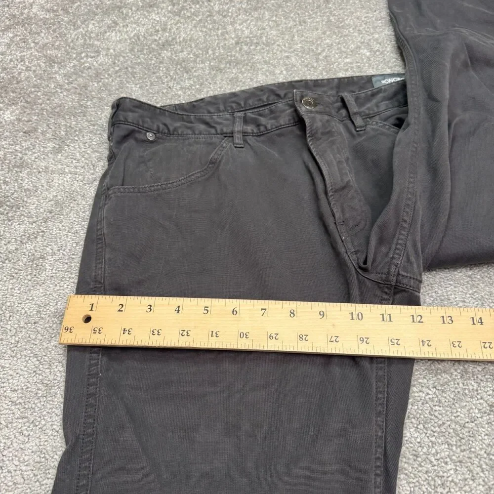 Bonobos Tailored Fit Chino Pants Mens 35x30 Dark Gray Straight Corduroy 5-Pocket